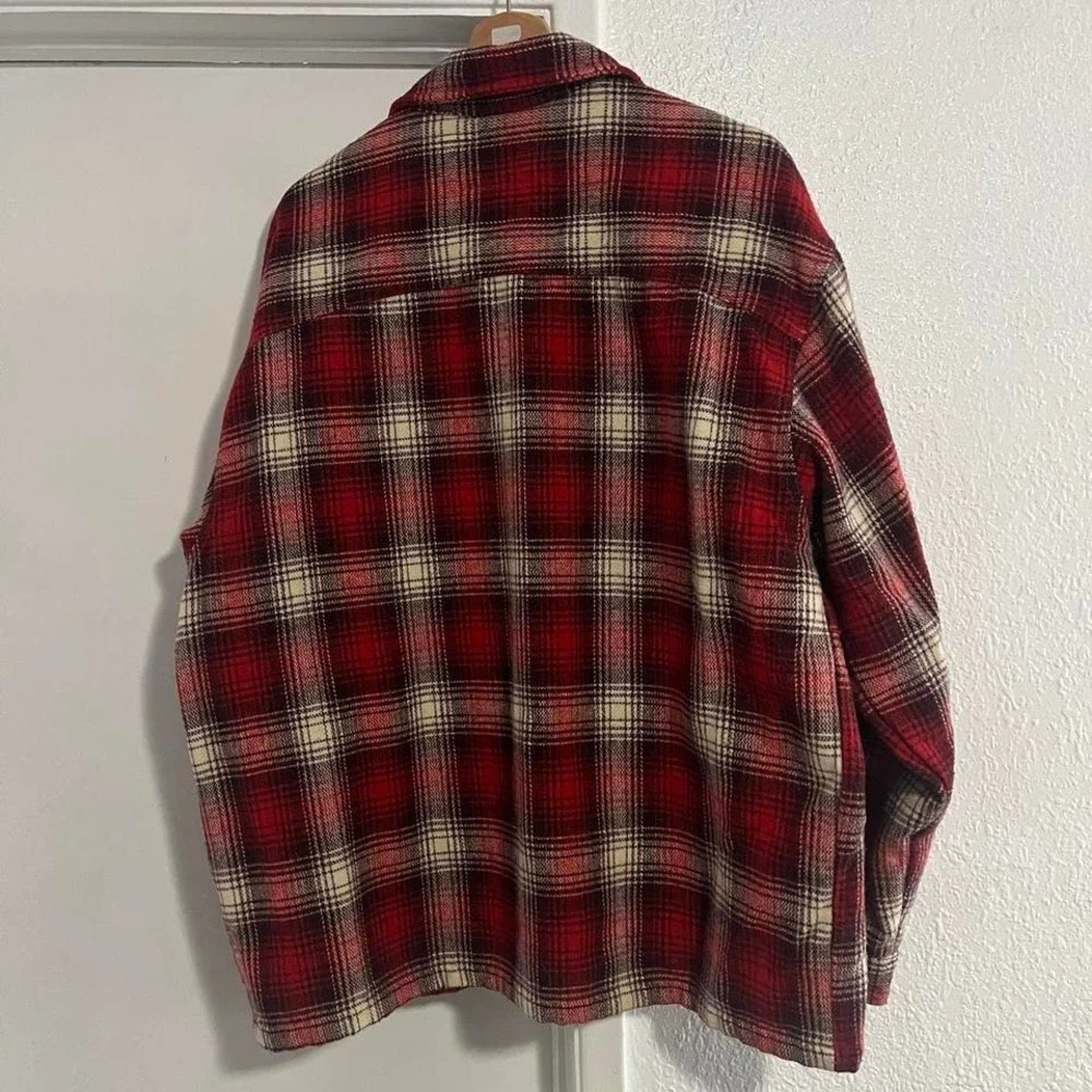 Vintage Big Star Red Plaid Shirt Jacket -‎ Men's Medium